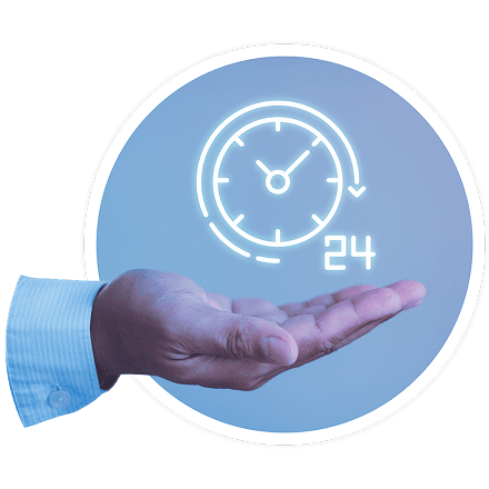 24時間自動モニタリング